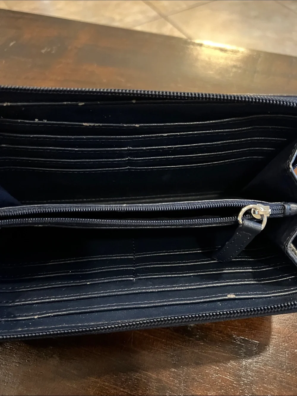Lacoste blue Zip-around wallet